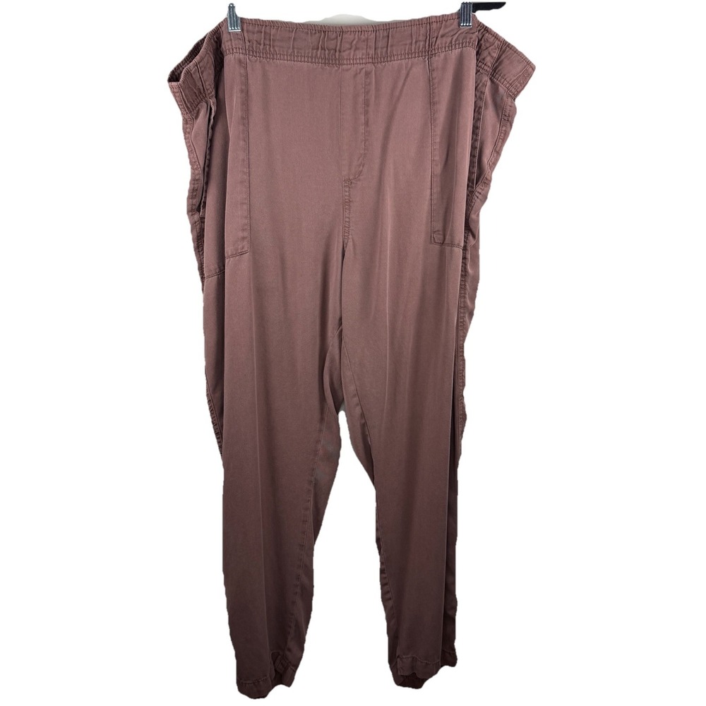 Gap Mauve Lyocell Pull On‎ Bush Pants Women's Plus Size XXL Baggies Soft BOHO